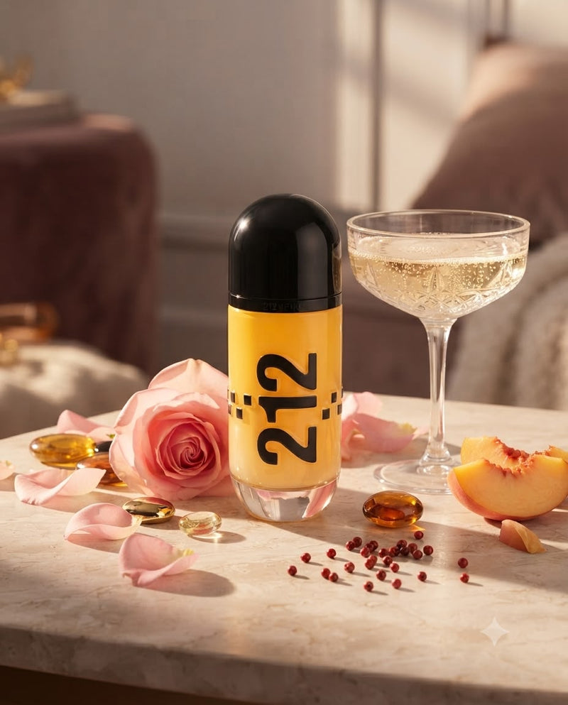 212 VIP Rosé Cab Carolina Herrera Feminino 80ml